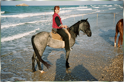 Reiten am Strand von Heraklion